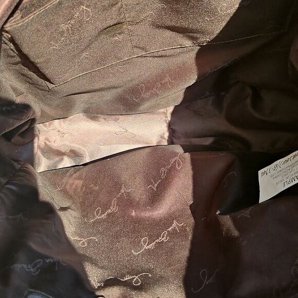 Vera Bradley Tweed Sample Tote Bag – Brown Multicolor, Velvet Handles - Picture 9 of 9